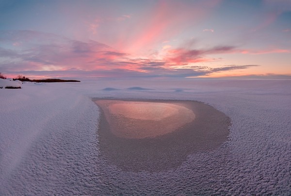 a purple and beautiful lake shoot